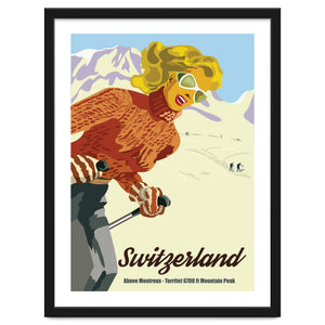 Switzerland Above Montreux by Hermes
