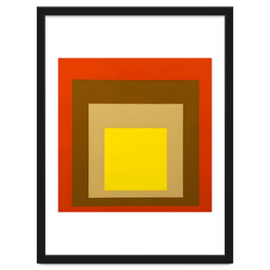 Josef Albers - Red, Brown, Golden by TimelessArtworks