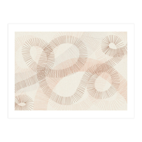 calming essentials Curved Lines sand (Print Only)