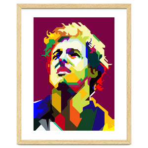 Bruce Springsteen Pop Art WPAP by Artkreator