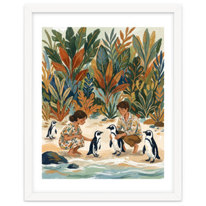Wildlife Beach Gathering by Mmartabc