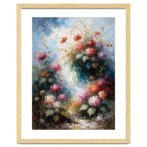 Ethereal Summer Garden Oil Painting by artistic