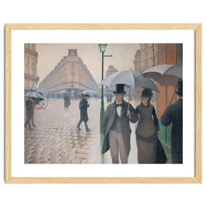 Gustave Caillebotte: Rue de Paris, temps de pluie - Paris Street in Rainy Weather, 1877. by Album