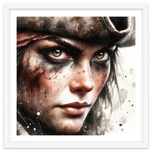 Fierce Pirate Captain Portrait by Chromatic Fusion Studio