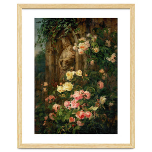 Le Benitier: Notre-Dame-des-Roses. 1850 Canvas, 127 x 90 cm. by Album