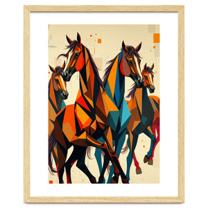 Abstract Horse Modern by Caramel