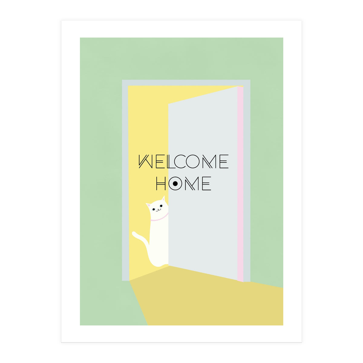 WELCOME HOME - SWEET CAT (Print Only)
