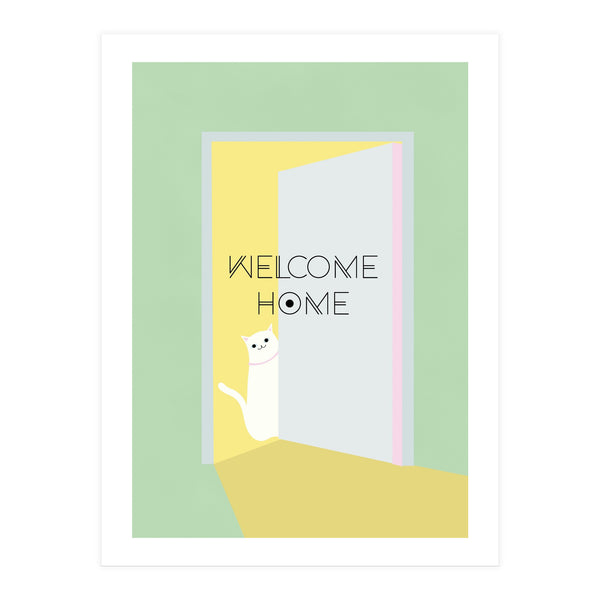WELCOME HOME - SWEET CAT (Print Only)