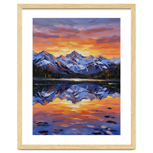 Alpenglow Reflections by artistic