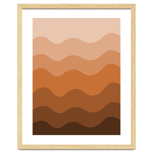 Brown gradient design by Baobab print store
