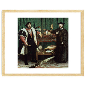 Germany school. The Ambassadors (with anamorphosis in the lower part of the painting). 1533. Oil ... by Album