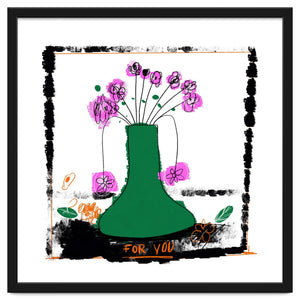 green vase by edsonramosart