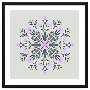 Spring Flowers Mandala by Wackapacka