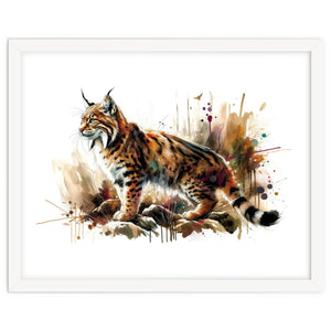 Lynx In The Wilderness by Chromatic Fusion Studio