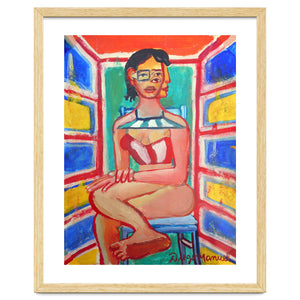 Mujer En La Silla 9 by Diego Manuel Rodriguez