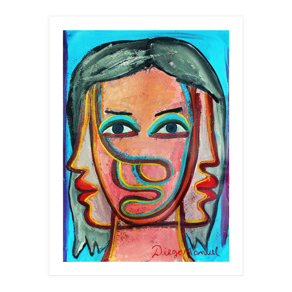 Cabeza De Mujer 40 (Print Only)