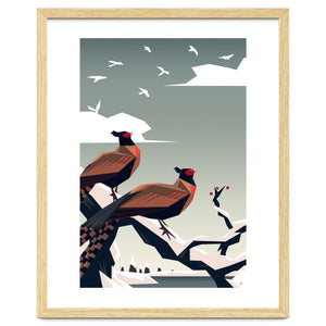 Call of the pheasants by Yetiland