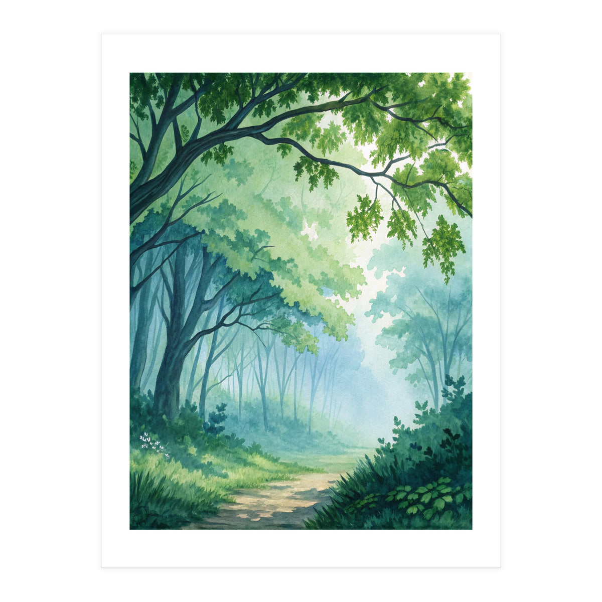 Whispering Forest Path (Print Only)