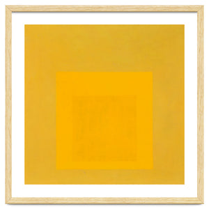 JOSEF ALBERS - HOMAGE TO THE SQUARE YELLOW by TimelessArtworks