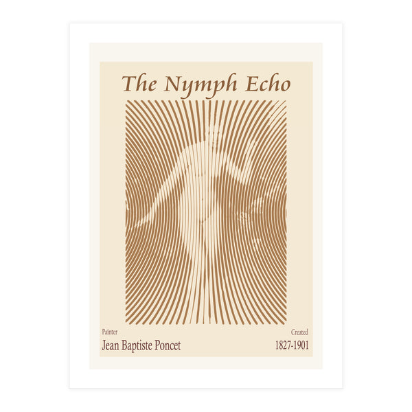 The Nymph Echo – Jean Baptiste Poncet (Print Only)
