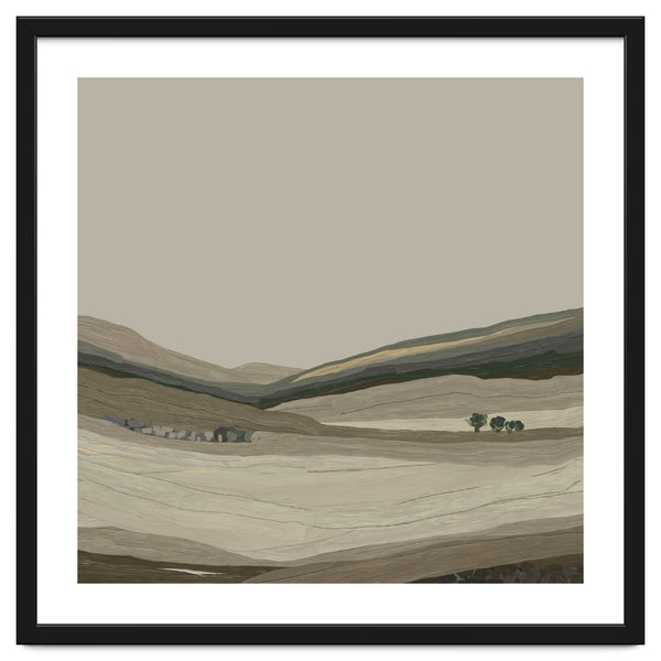 Muted Landscape oil painting