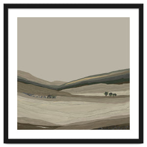 Muted Landscape oil painting by heaventrain