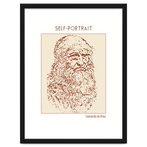 Self Portrait – Leonardo Da Vinci by Doa Project