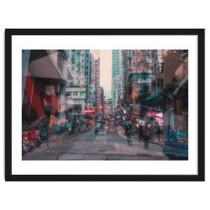 Street Photography - Double Exposure Sai Ying Pung by Viviane QUAN
