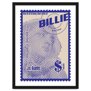 Billie Eilish Stamps Art by Doa Project