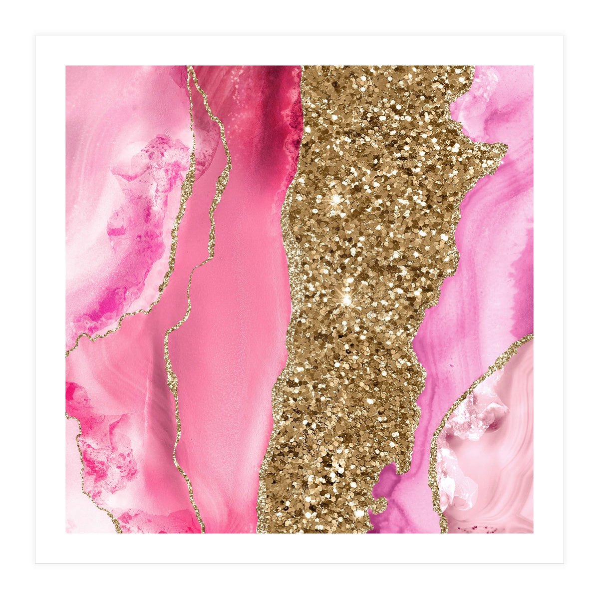 Agate Glitter Dazzle Texture 15 (Print Only)