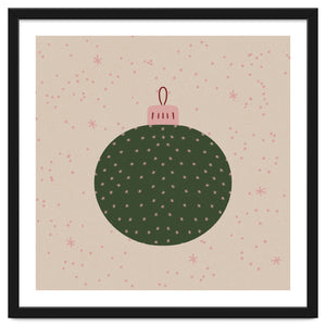 Christmas globe with snowflakes by Wackapacka