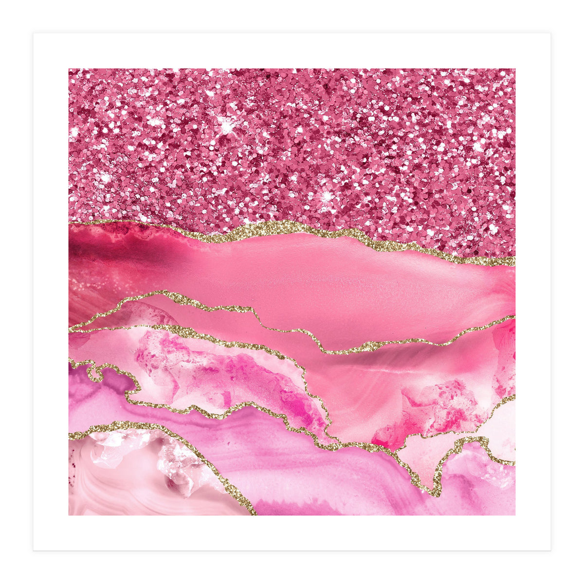Agate Glitter Dazzle Texture 06 (Print Only)