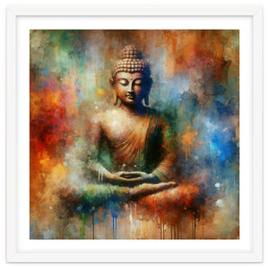 Tranquil Buddha Aura by Chromatic Fusion Studio