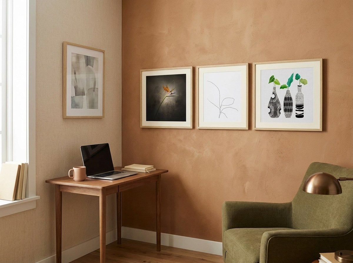 Botanical Studies Gallery Wall Set arrangement