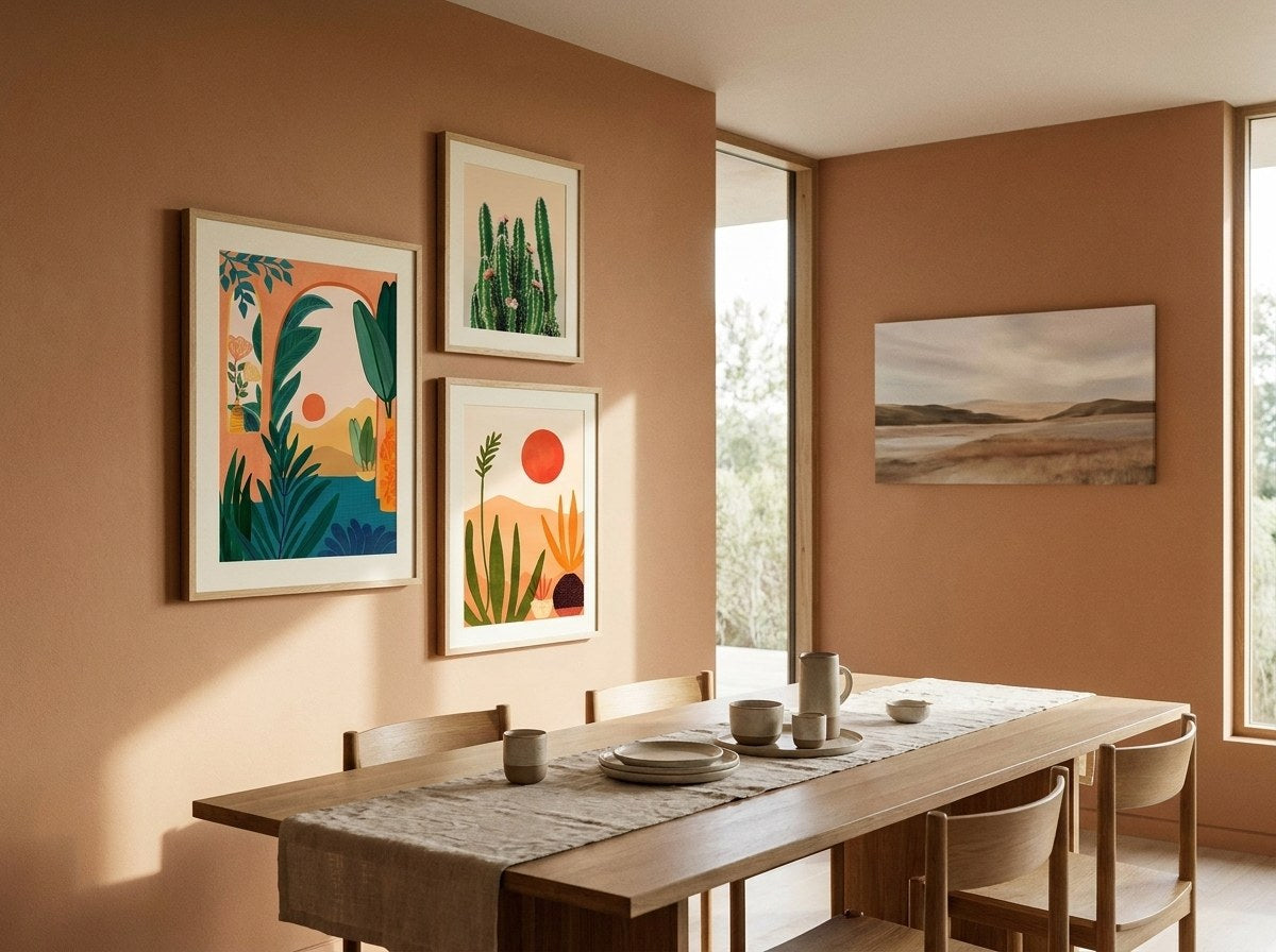 Arid Botanicals Gallery Wall Set arrangement