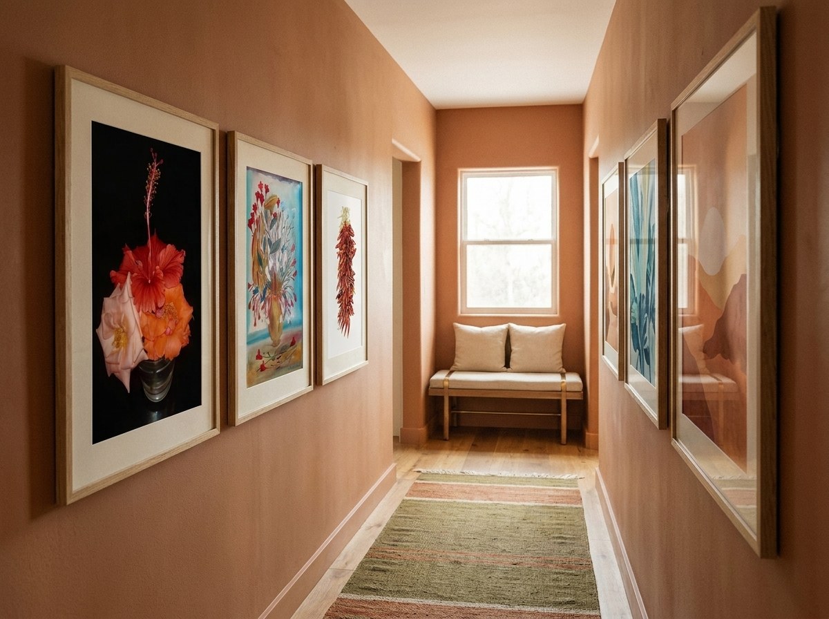 Botanical Serenity Gallery Wall Set arrangement