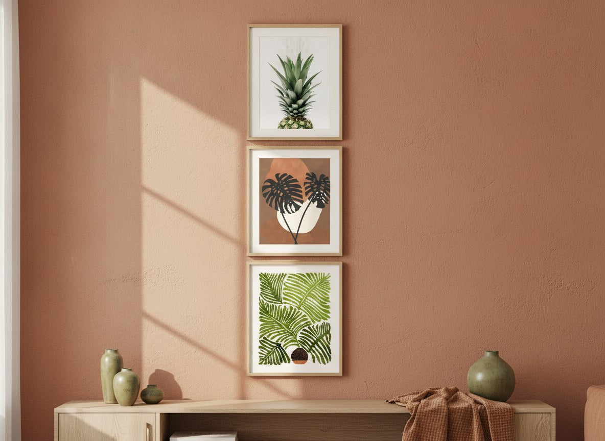 Botanical Whispers Gallery Wall Set arrangement