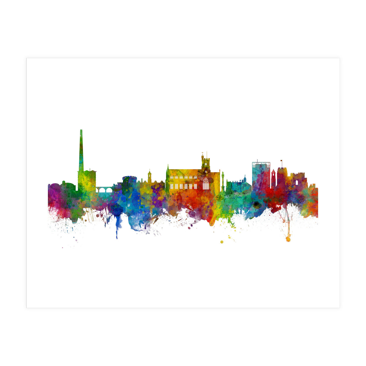 Carlisle England Skyline (Print Only)