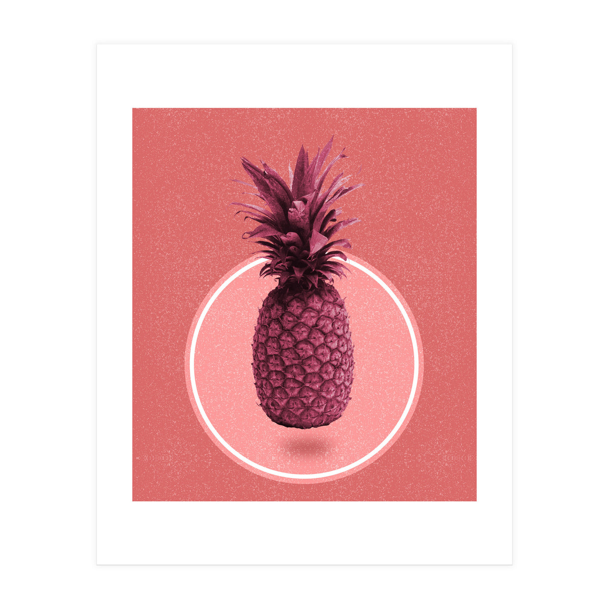 Purple Floating Pineapple (Print Only)