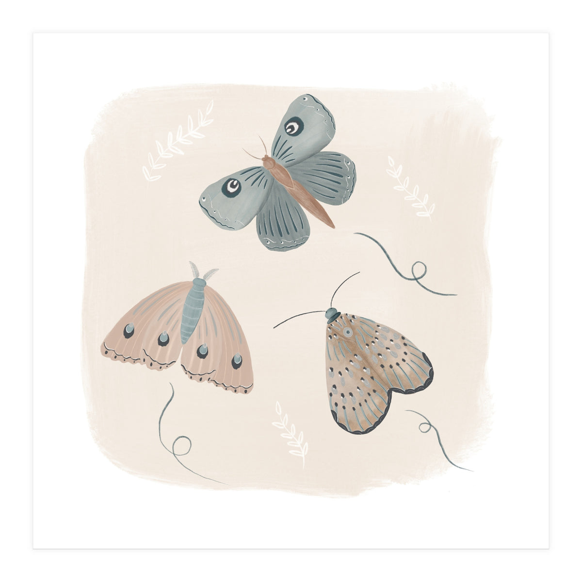 Moths in the moonlight (Print Only)