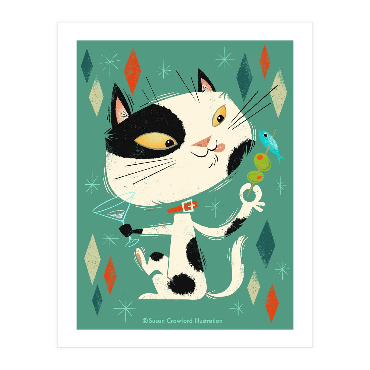 Cat A Tonic Spotted (Print Only)