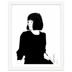 Untitled 84 - Woman in black by Marc A. Burns