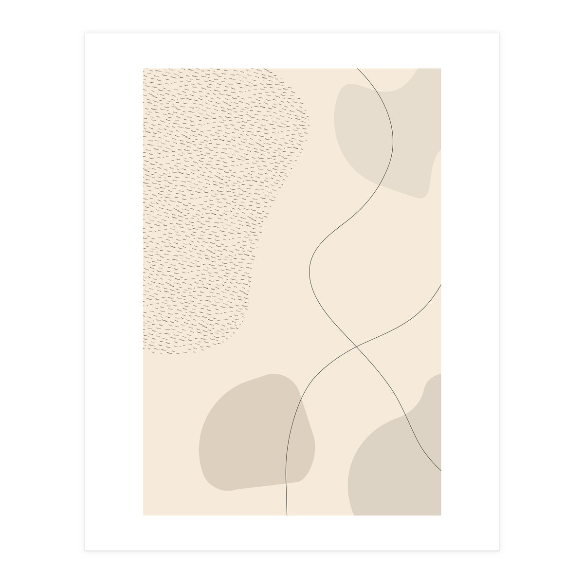 Mid-Century Modern No. 3 | brown (Print Only)
