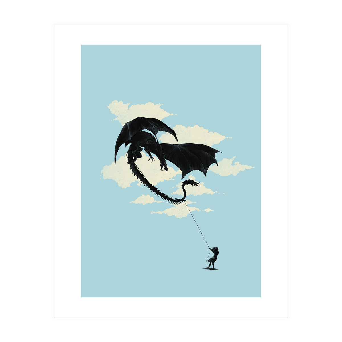 LITTLE GIRL PLAYING (Print Only)