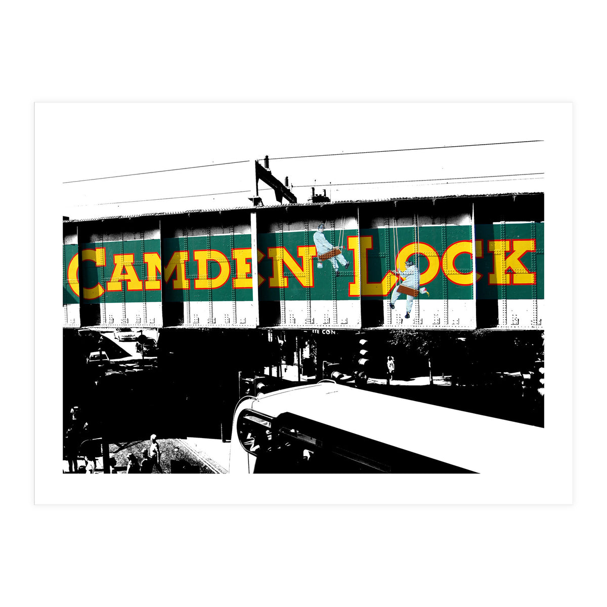 Camden Lock in London (Print Only)