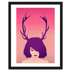 Jackalope Lady by Hypathie Aswang