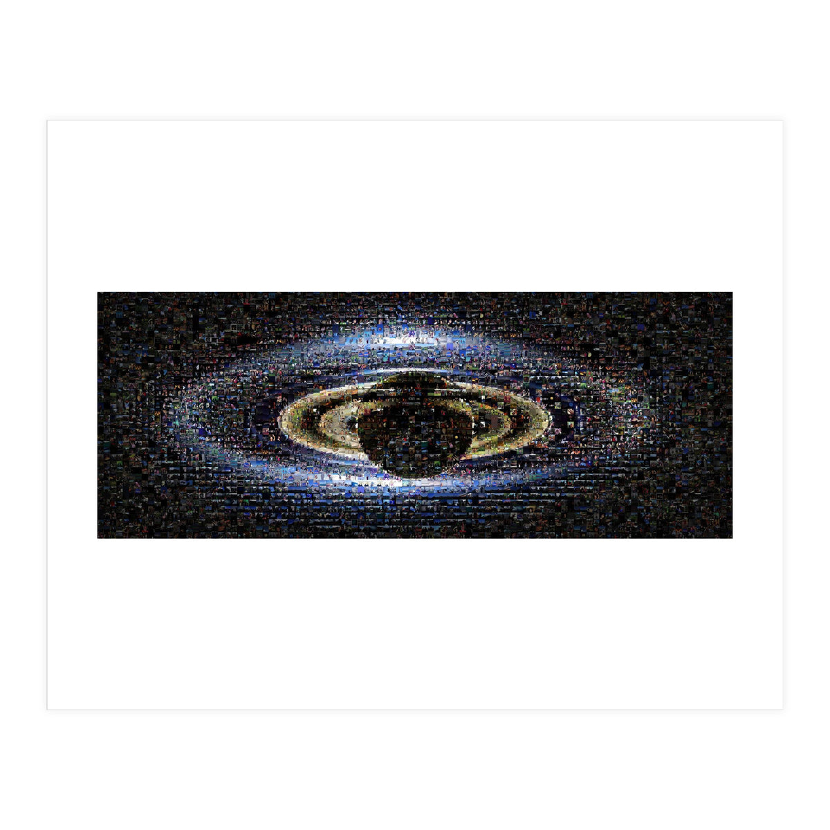 Saturn in collage (Print Only)