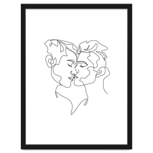 gay love line art by Doriscici