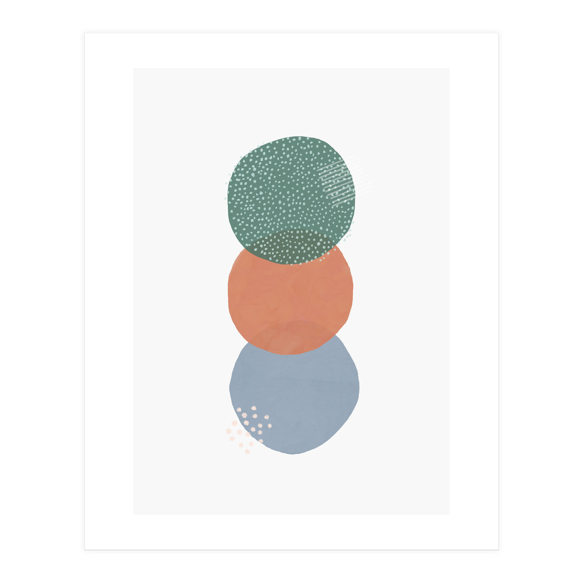 Abstract Soft Circles Part 2 (Print Only)