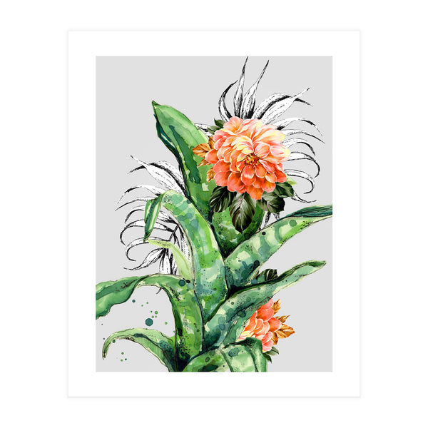 Collage of florid nature (Print Only)